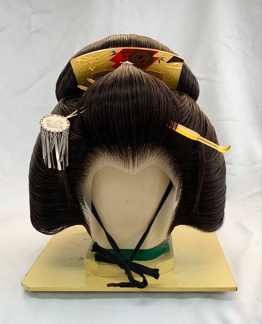 日本髪かつら　大衆演劇かつら　つぶし島田 自然色 サイズ特大