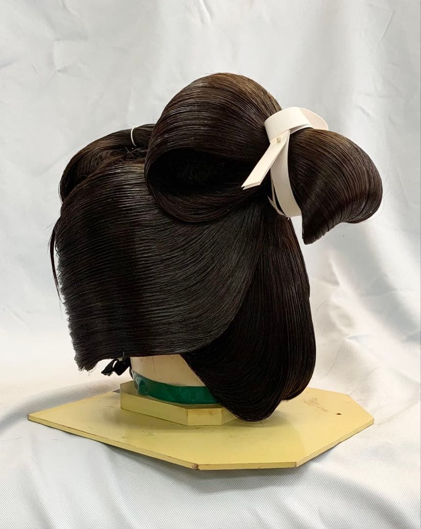 日本髪かつら　大衆演劇かつら　つぶし島田 自然色 サイズ特大