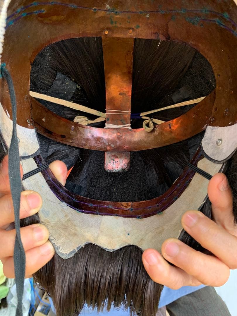 日本髪かつら　大衆演劇かつら　つぶし島田 自然色 サイズ特大