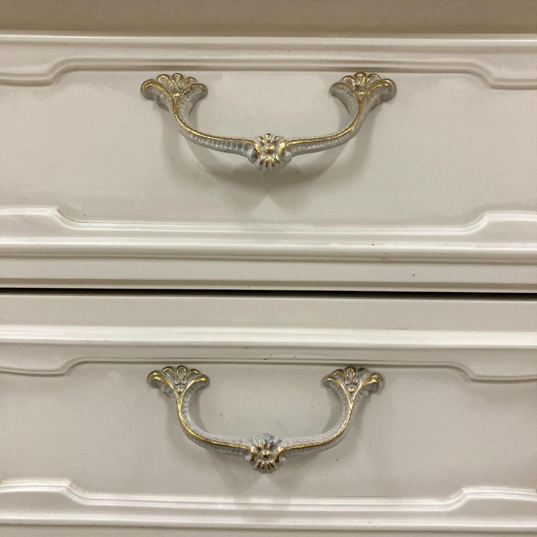 姫系　猫脚　サイドチェスト　ナイトテーブル　ロココ調　A