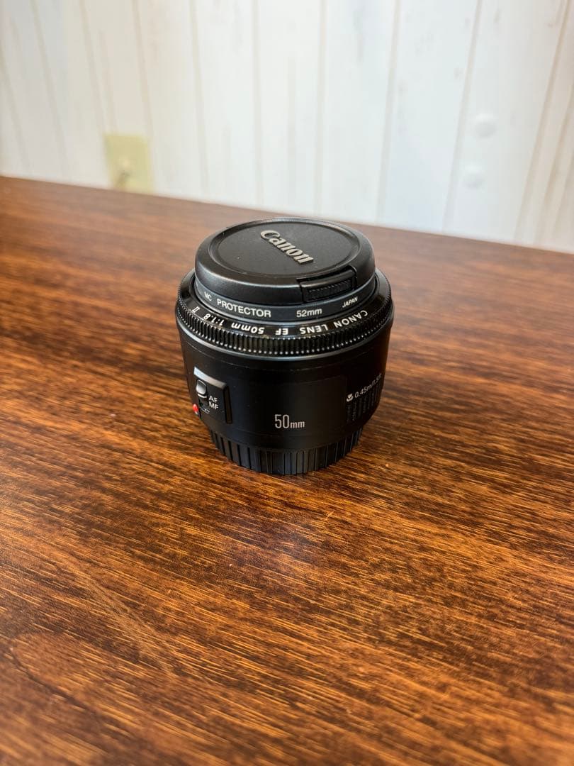 Canon 50mm 単焦点レンズ 52mmフィルター　秀逸