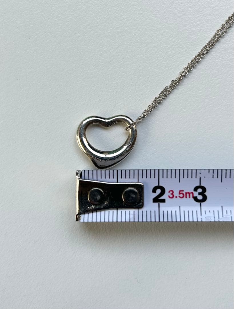 ♦︎①Tiffany&Co. ティファニー オープンハートネックレス AG925