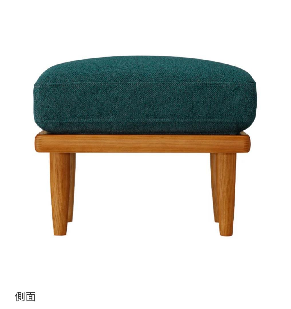 【極美品】 UNICO ZIZZI(ジッジ) ソファ & オットマン グリーン