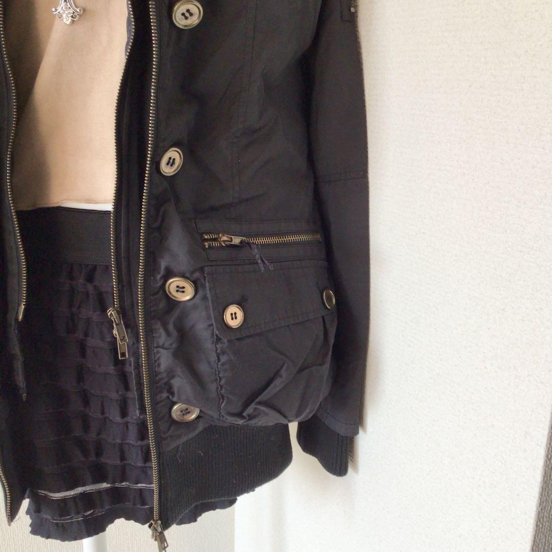 y2k ロングコートグランジフェアリー　平成ギャル お兄系 archive 黒