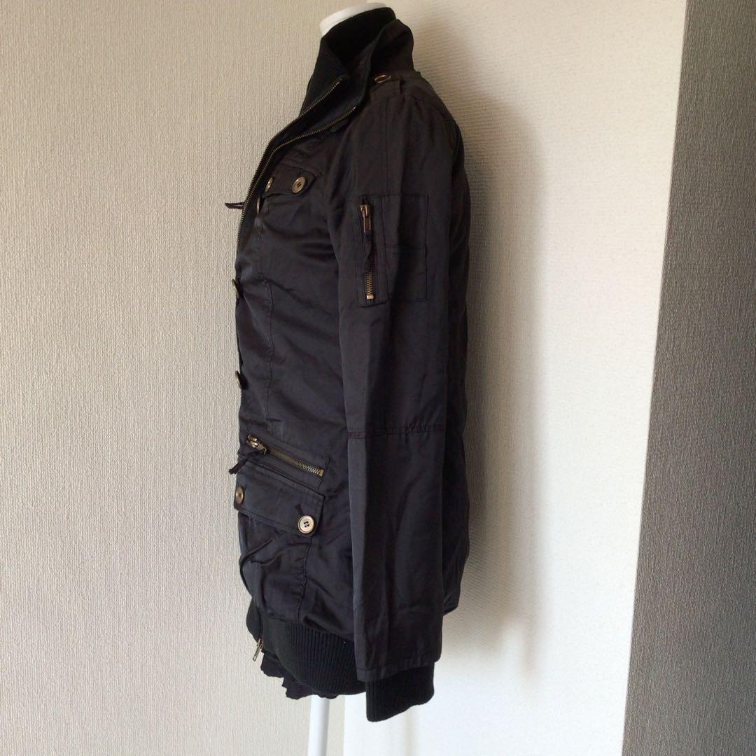 y2k ロングコートグランジフェアリー　平成ギャル お兄系 archive 黒