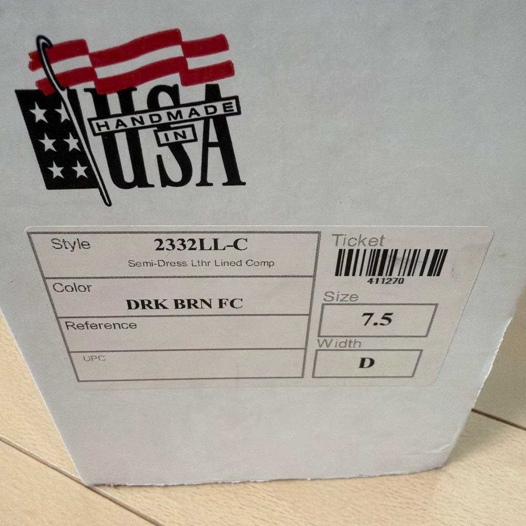 ホワイツブーツ　ブラウン　セミドレス　フレンチカーフ