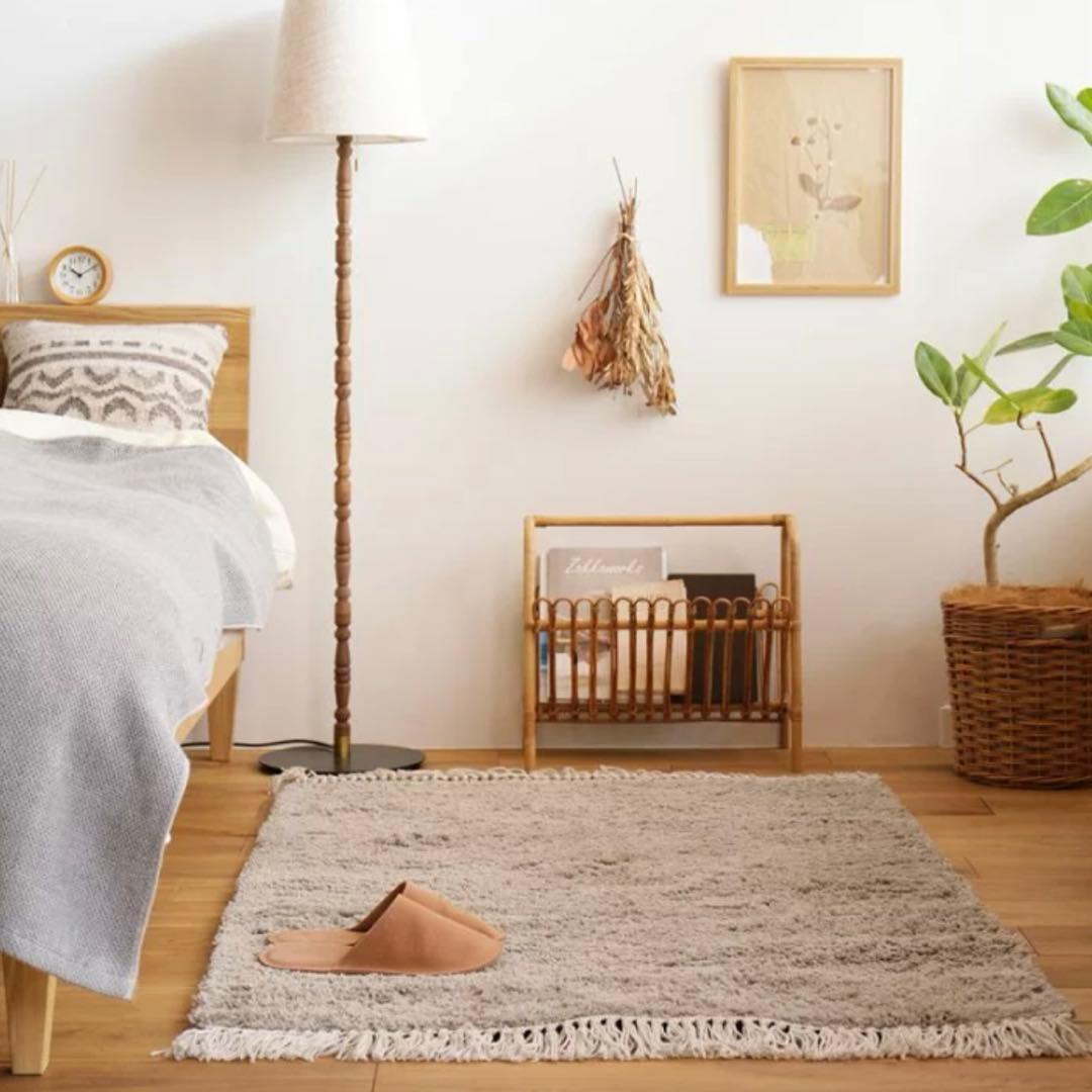 TRAVEL ラグマット 200×250cm ウィルトン織 フリンジ付き