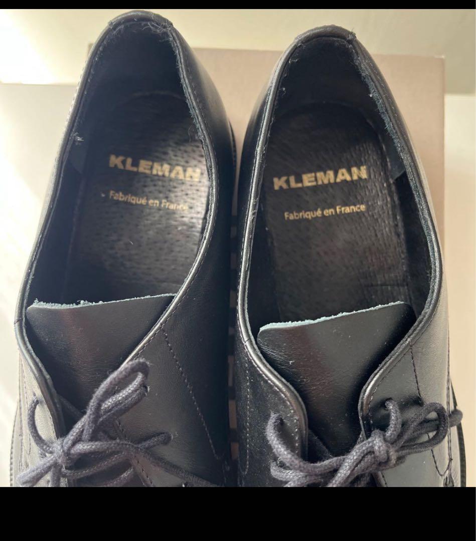 KLEMAN ブラックレザー　DANON 25cm 39 Bshop