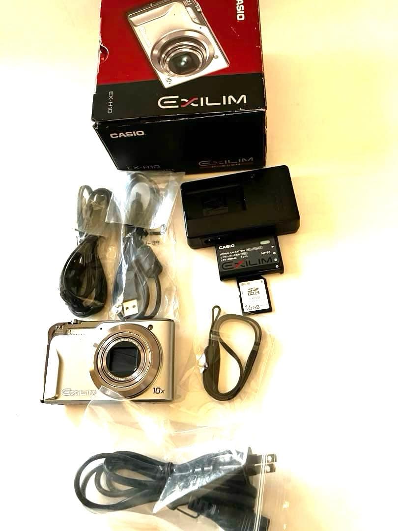 CASIO EXILIM EX-H10 コンパクトデジタルカメラ【箱入美品】