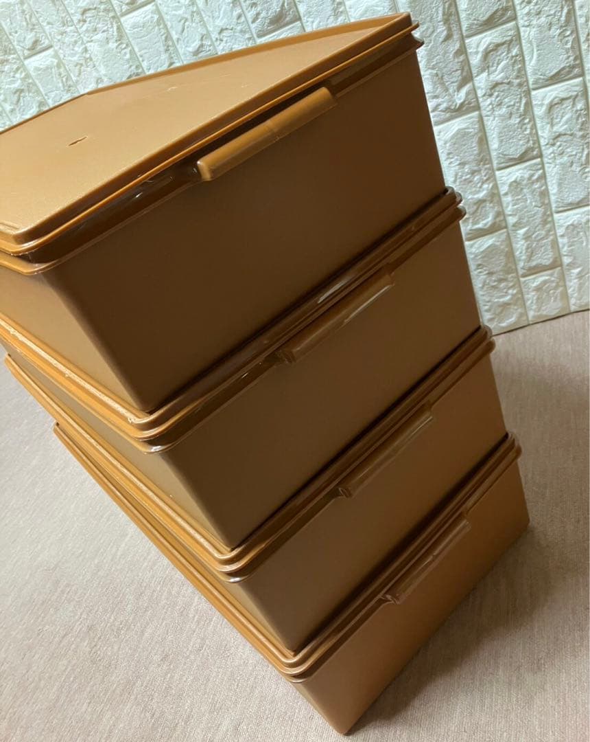 【タッパーウェア】衣類収納ケース　昭和レトロ tupperware