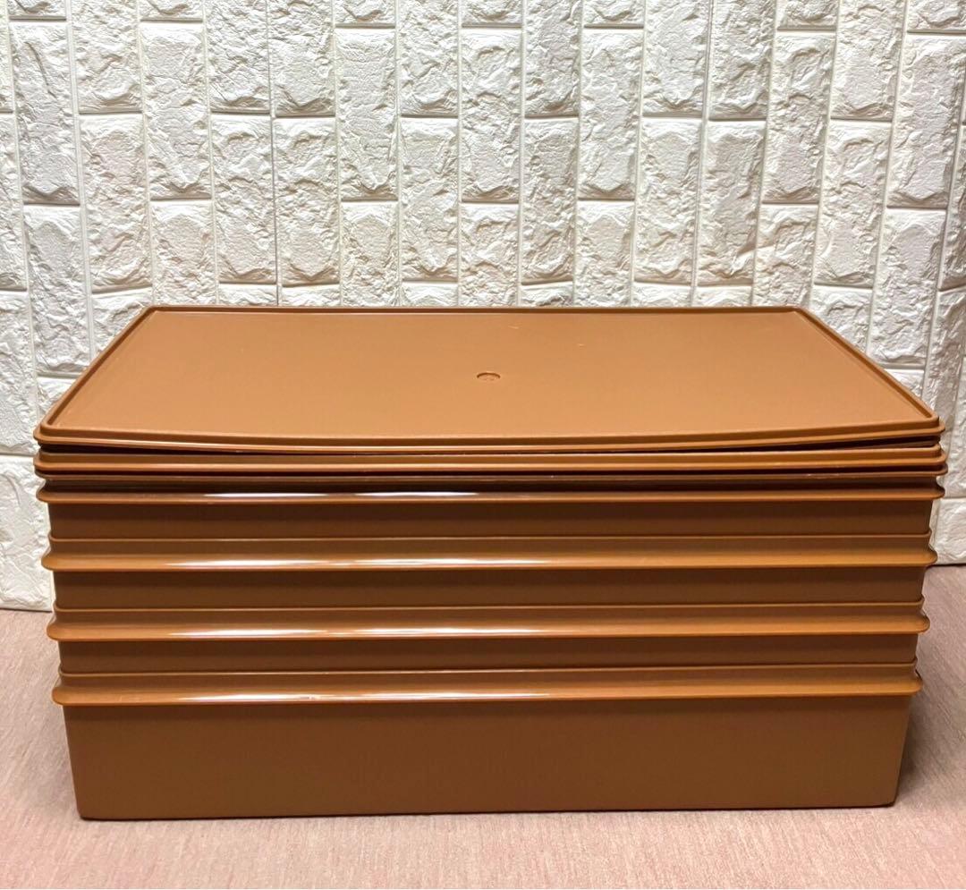 【タッパーウェア】衣類収納ケース　昭和レトロ tupperware