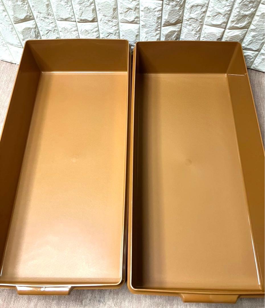 【タッパーウェア】衣類収納ケース　昭和レトロ tupperware