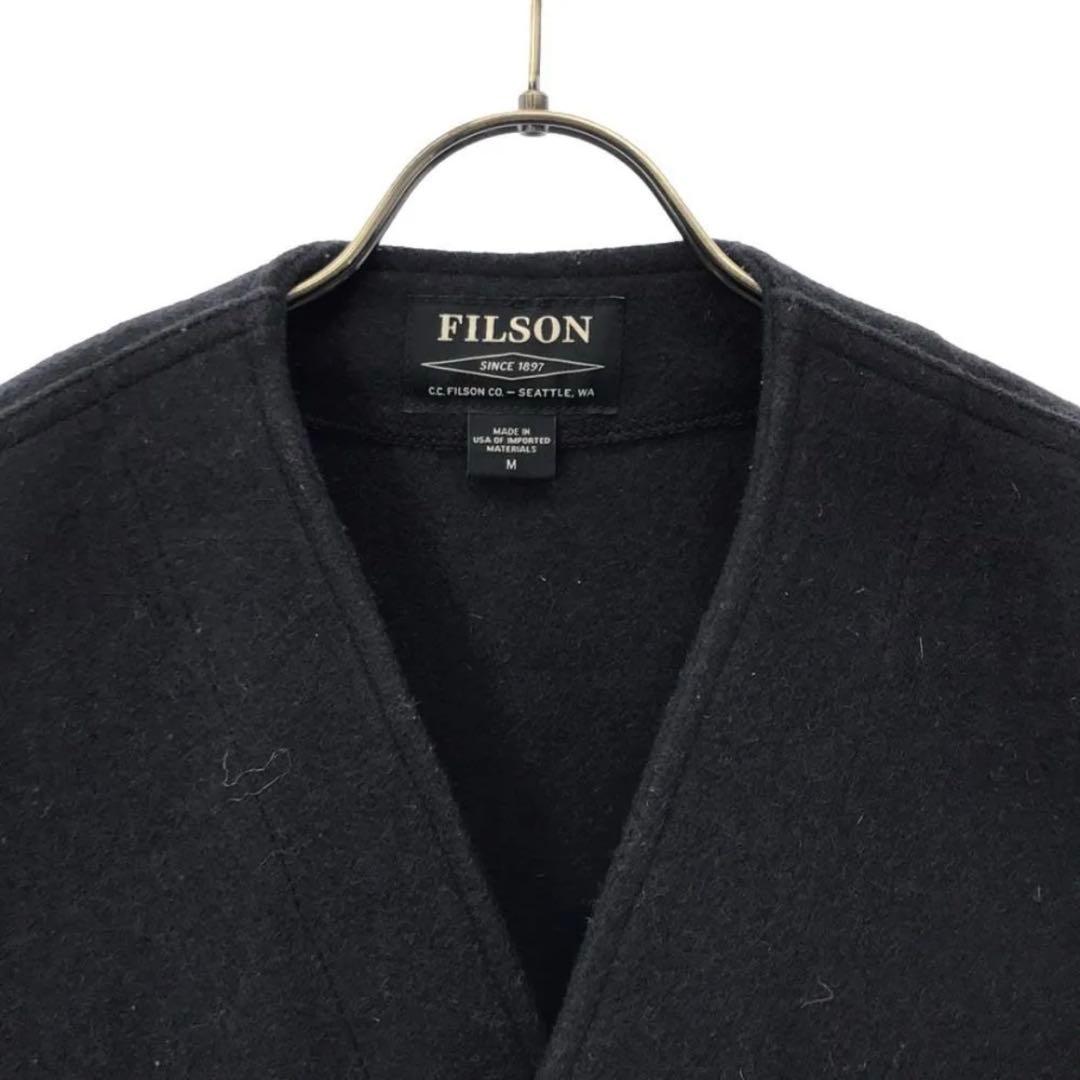 FILSON フィルソン USA製 マッキーノウール ベスト M ネイビー