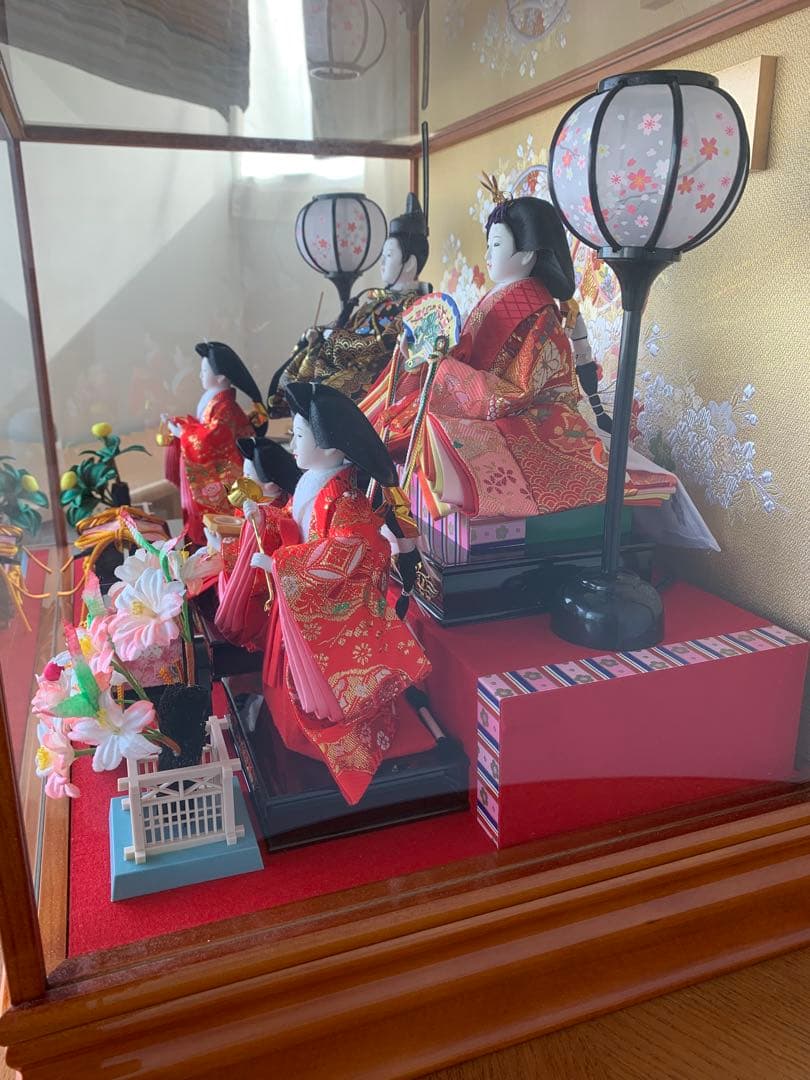 雛人形セット ひな祭り用 ケース入り