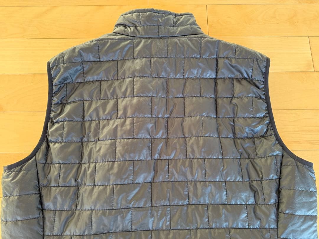 patagonia ブラック　キルティングダウンベスト