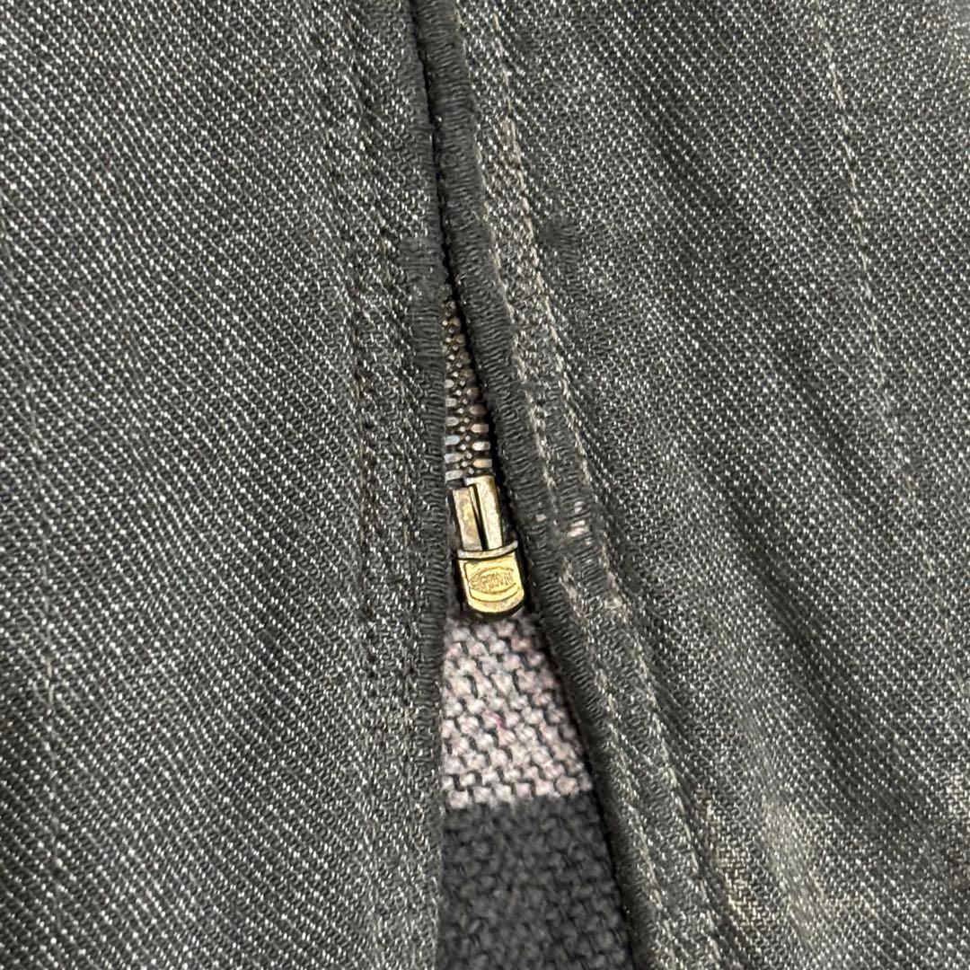 50s ブラックシャンブレー スポーツ ジャケット ブランケット 60s