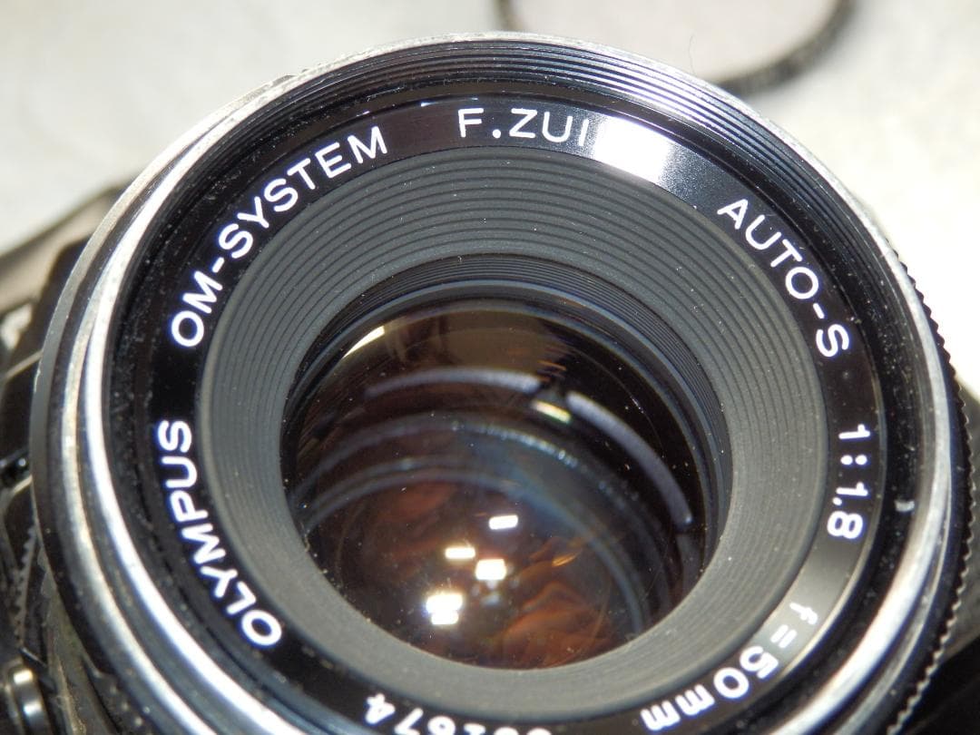 ❤️動作品★50mm付き❤️オリンパスOM-1掃除済★大口径レンズ★ストロボ付き