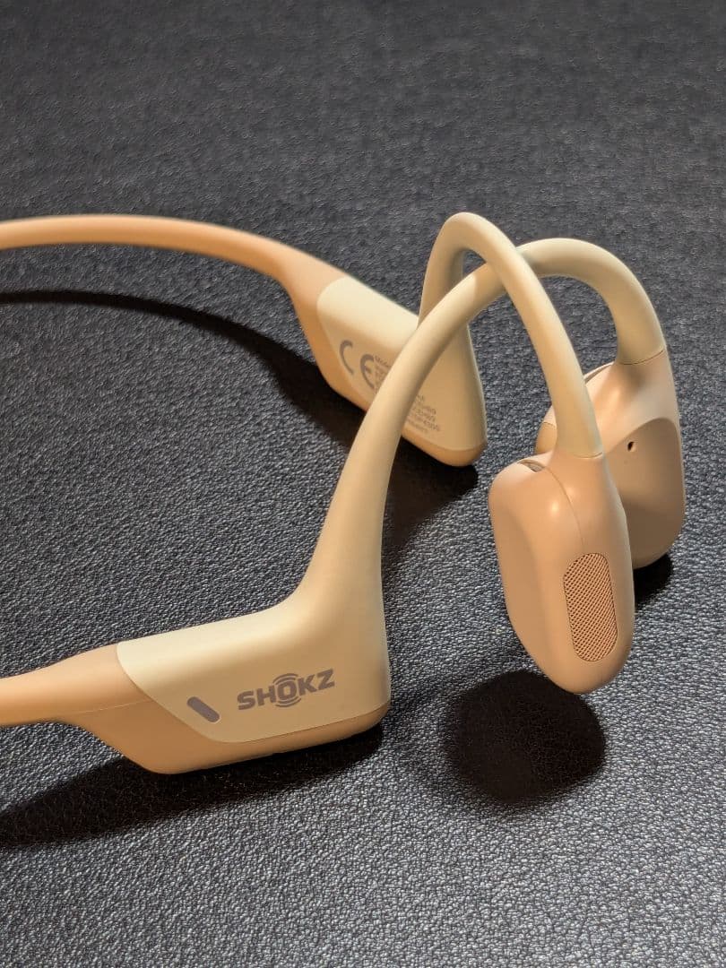 【超美品】SHOKZ OPENRUN PRO 骨伝導イヤホン ベージュ