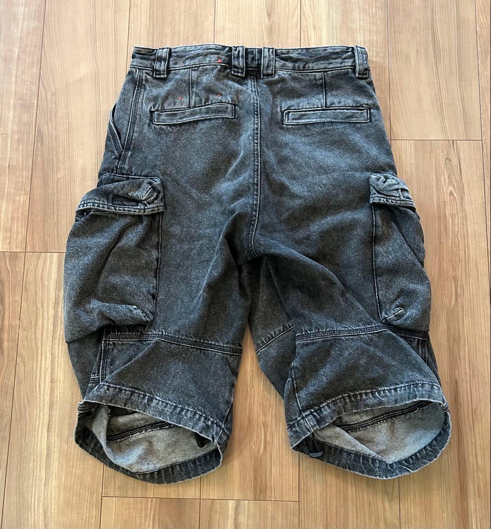DIESEL デニム　カーゴ　ショートパンツ D-ARNE-SHORT-S