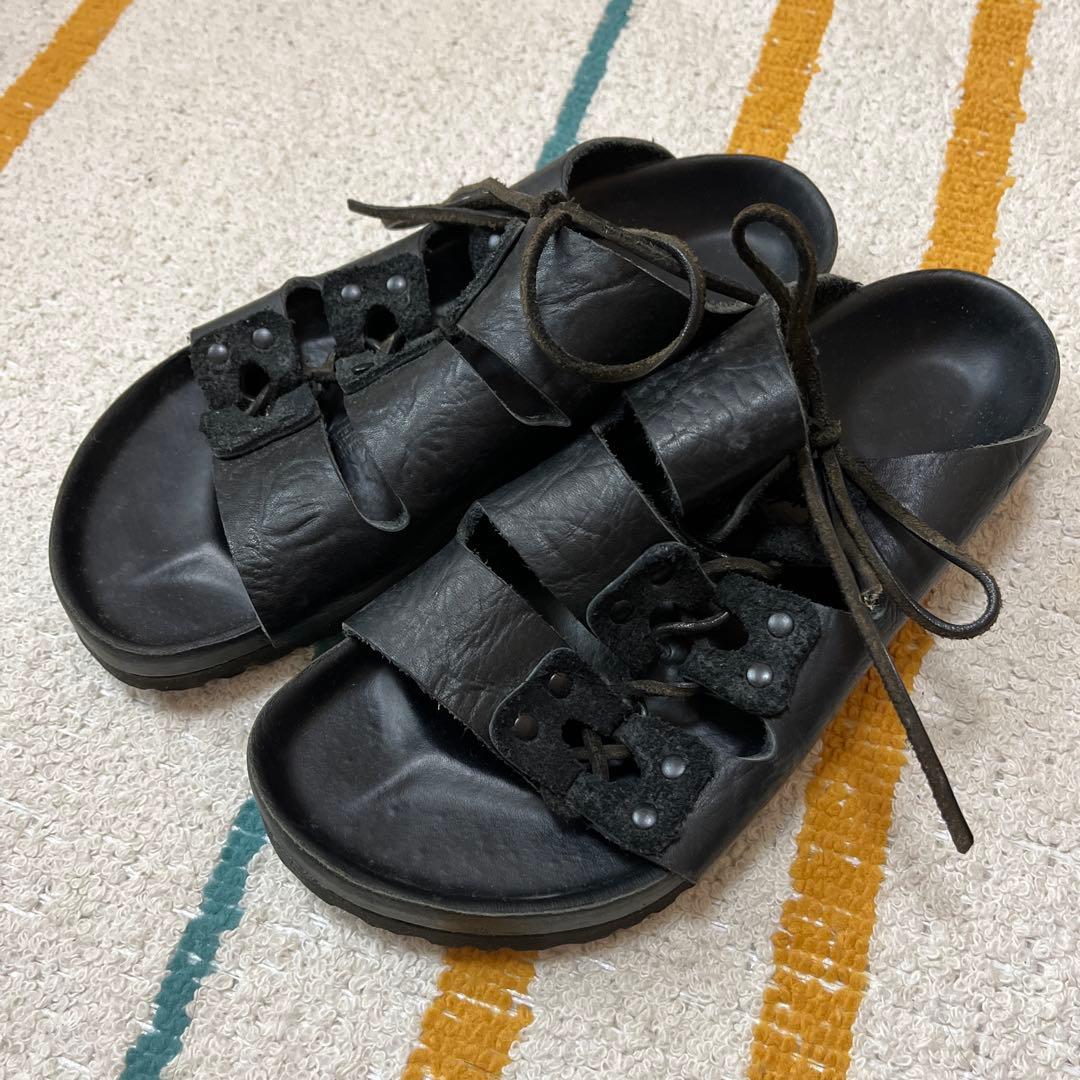 最終値下げ‼️レザー ブラック 39 birkenstock ビルケンシュトック