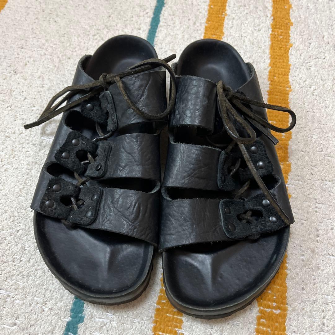最終値下げ‼️レザー ブラック 39 birkenstock ビルケンシュトック