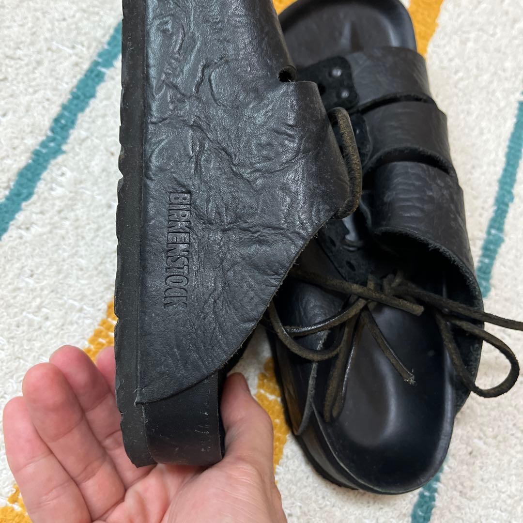 最終値下げ‼️レザー ブラック 39 birkenstock ビルケンシュトック