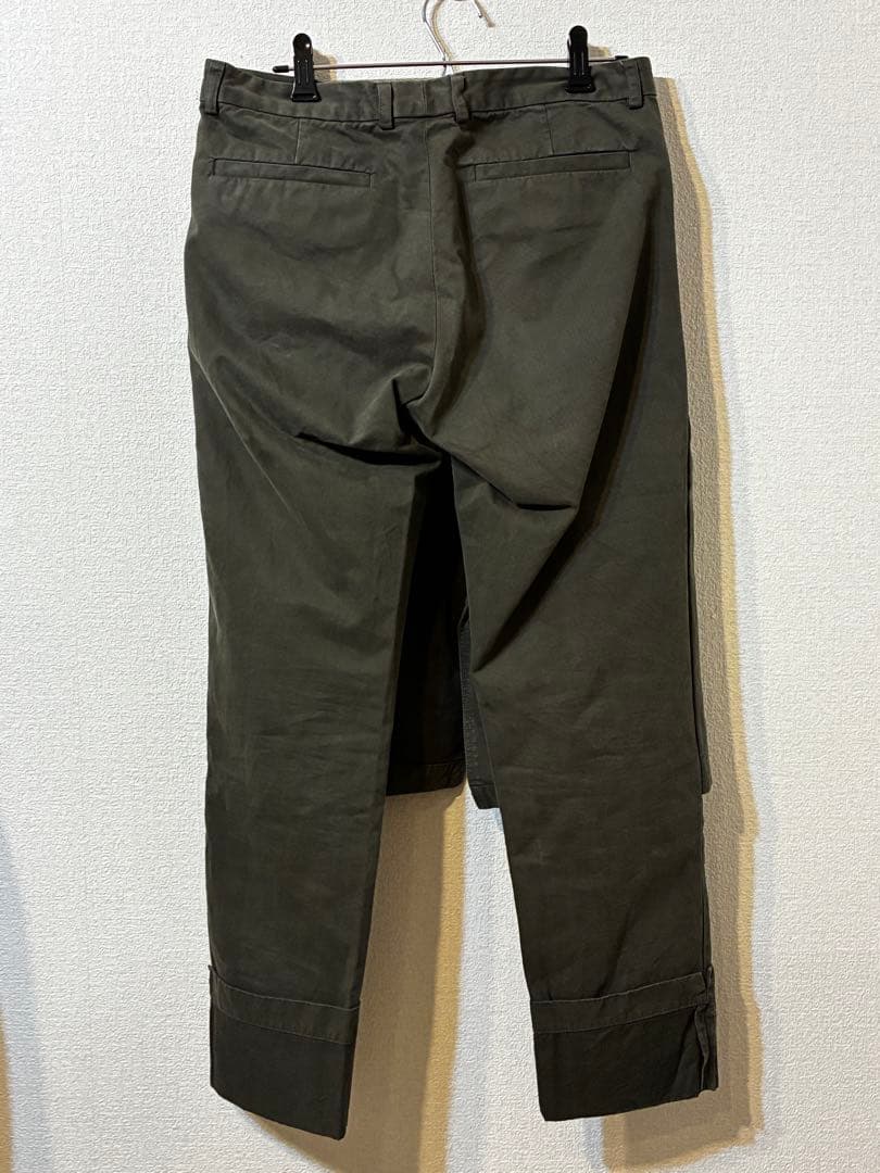 ドリスヴァンノッテン　オリーブ カーゴパンツ ポケット付き