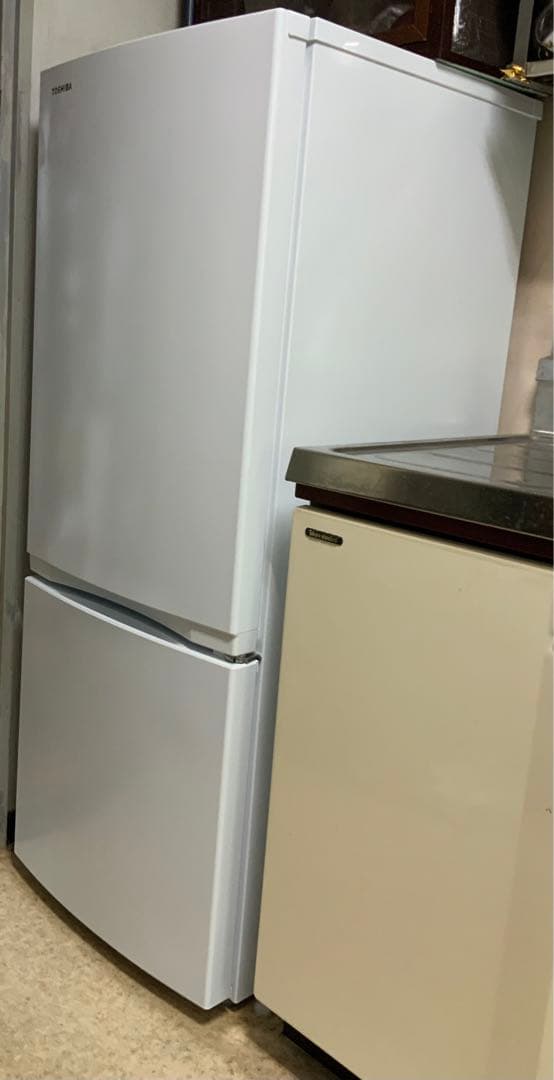 TOSHIBA 冷蔵冷凍庫153ＬGR−T15BS（W）2021年製