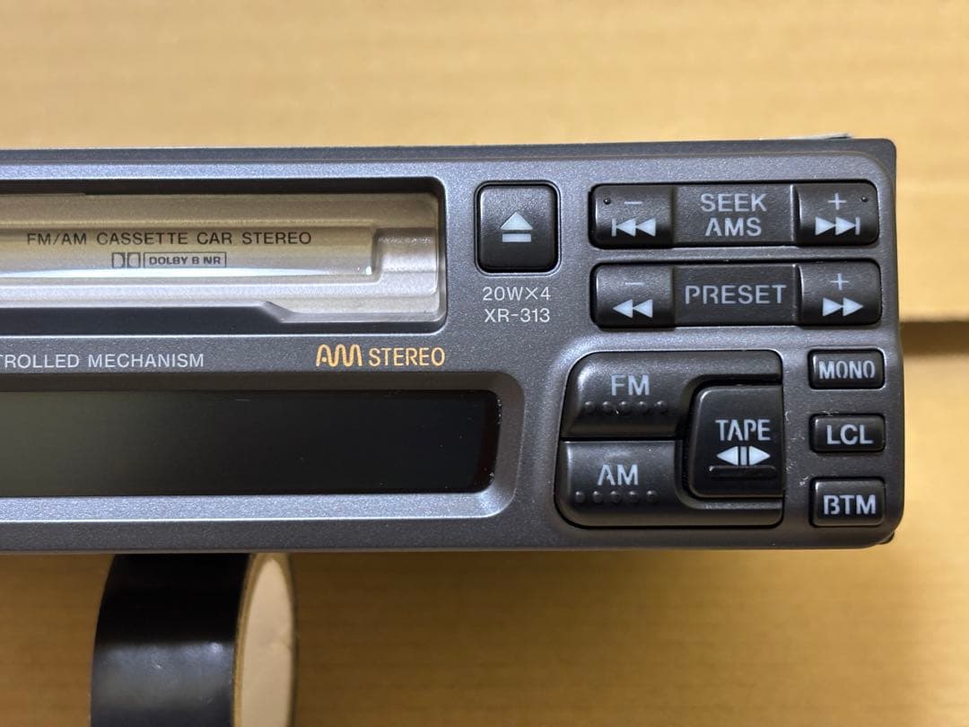 美品 ソニー　1DINカセットデッキ XR-313