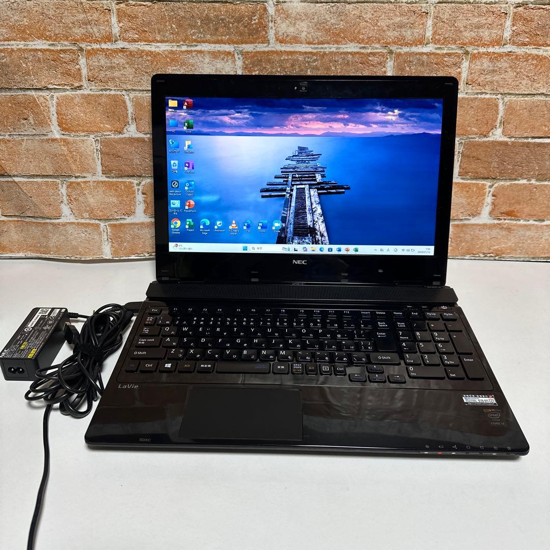 NECノートPC 高速起動SSD WebカメラWindows11 オフィス付き