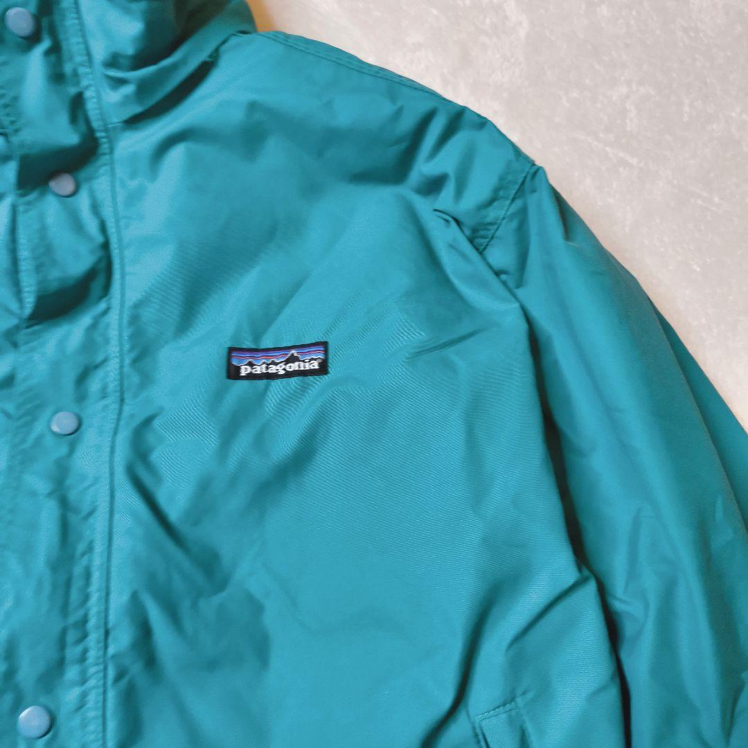 雪なし パタゴニア キッズ14 シェルドシンチラ ターコイズ×パープル