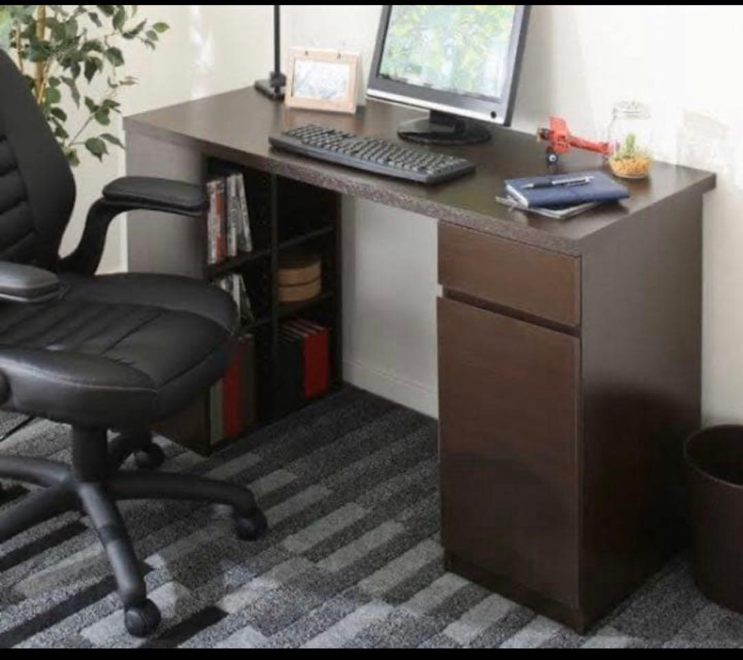 ニトリ　デスク袖付き(N クーパー 120)