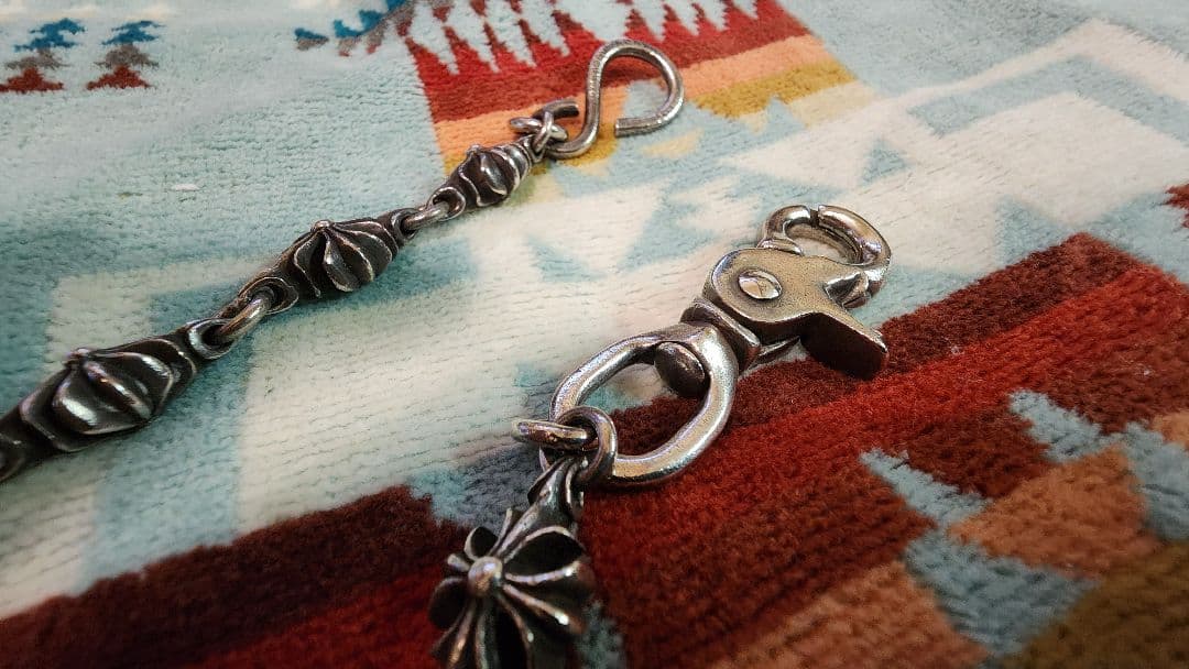 ク*ア様 クロムハーツ　4C CROSS SHORT-S　ウォレットチェーン