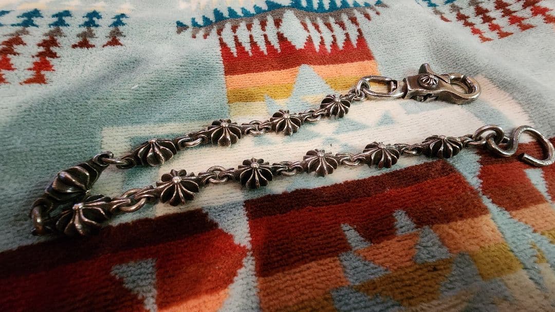 ク*ア様 クロムハーツ　4C CROSS SHORT-S　ウォレットチェーン