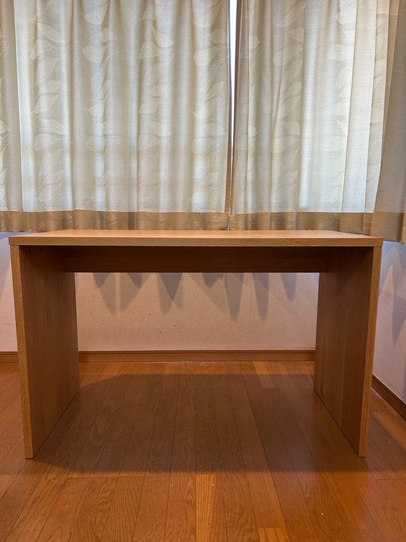 無印良品 コの字型 無垢材デスク オーク材