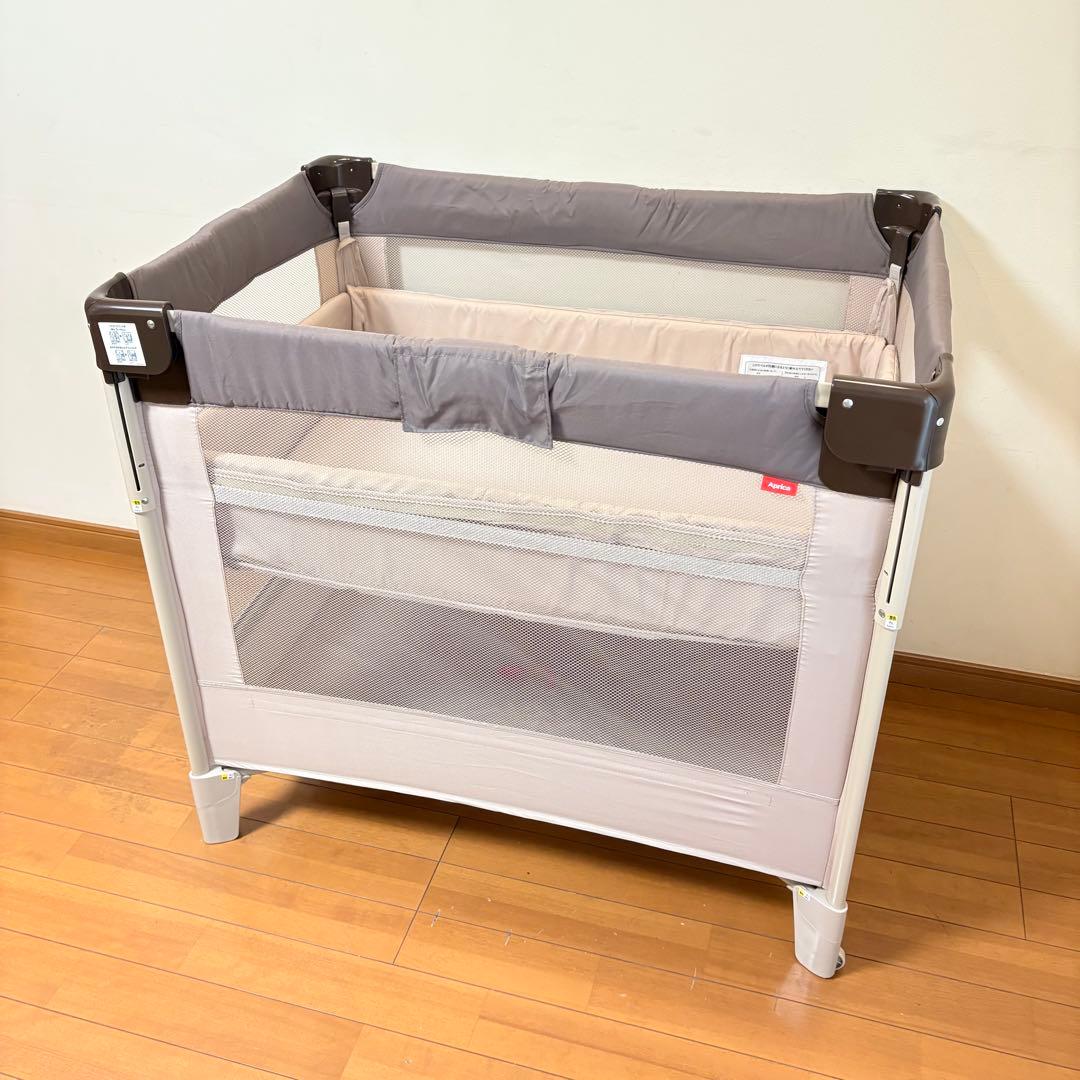 【付属品完備・匿名配送】Aprica アップリカ ココネルエアー ベビーベッド