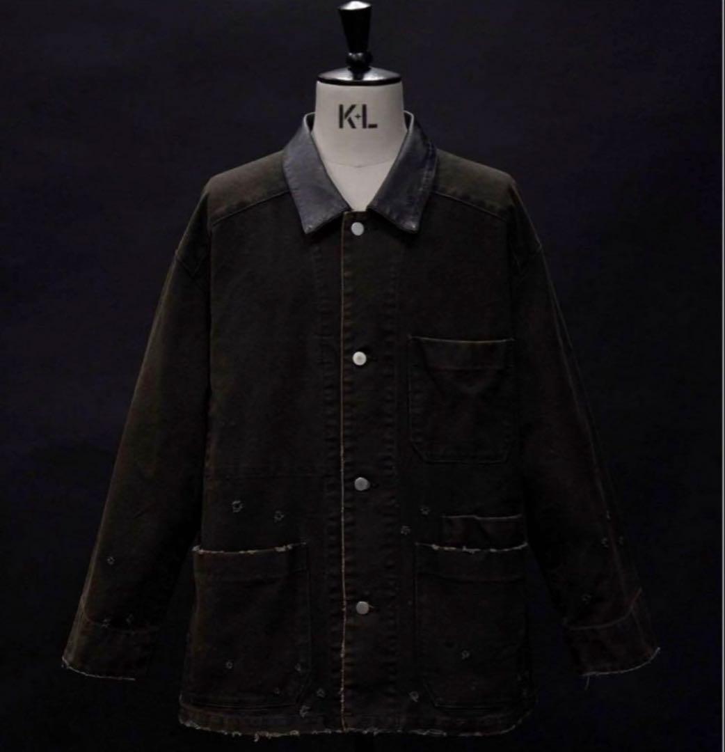 ANCELLM WISM 25AW DUCK COVERALL JACKET 黒