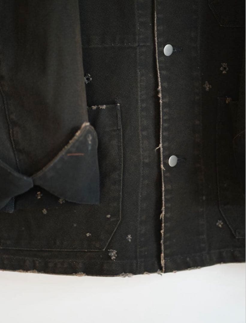 ANCELLM WISM 25AW DUCK COVERALL JACKET 黒