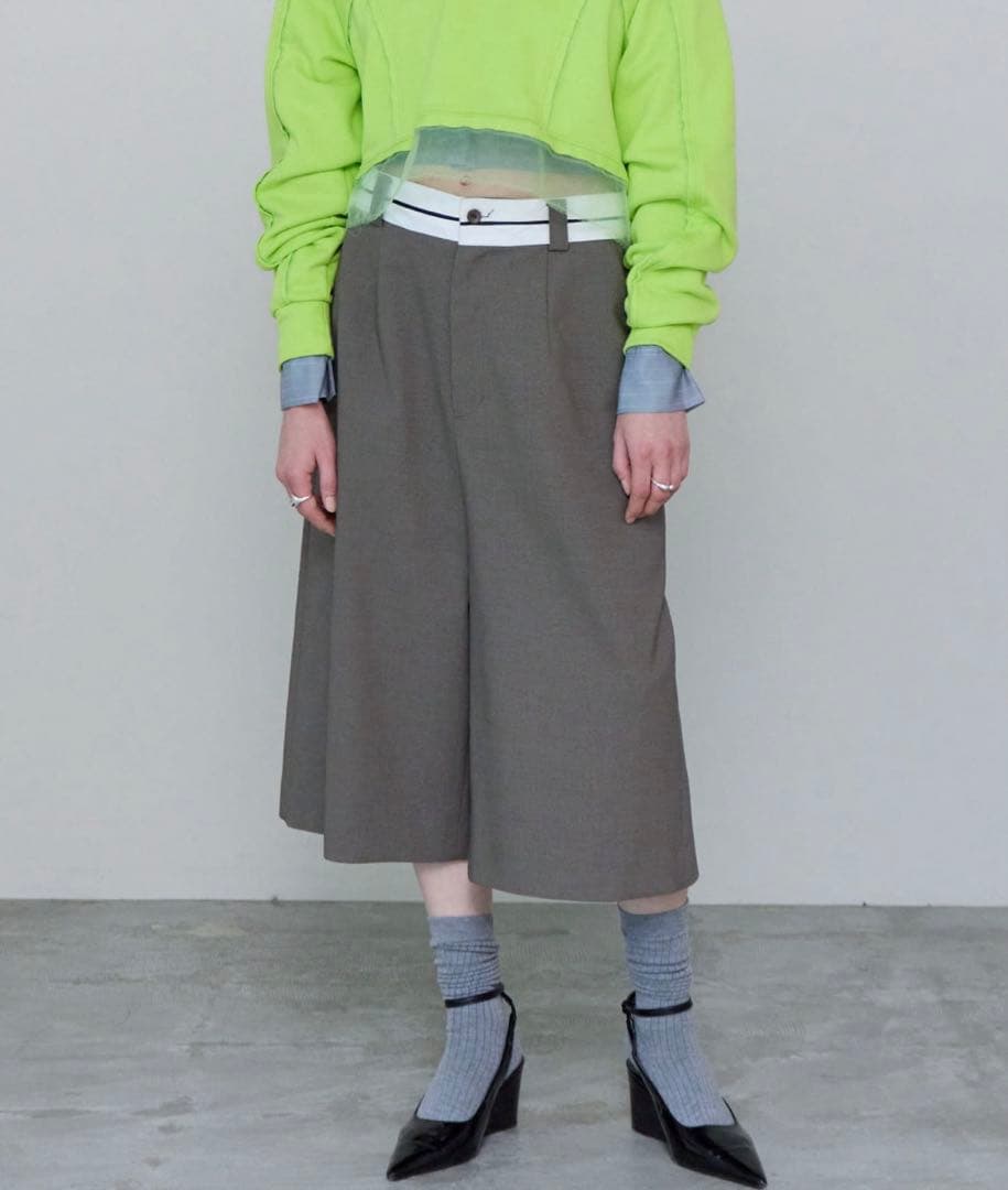 マーベルトハーフパンツ メゾンスペシャル ブラウン