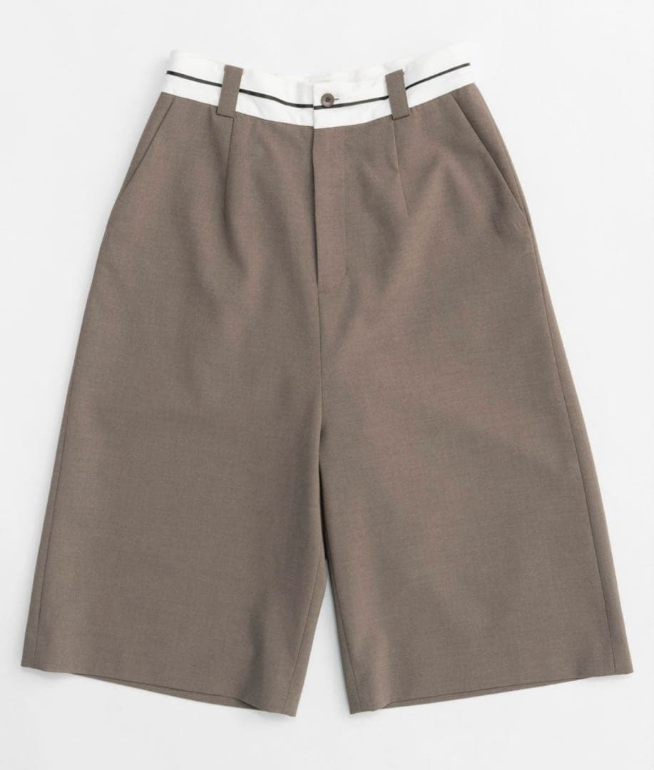 マーベルトハーフパンツ メゾンスペシャル ブラウン