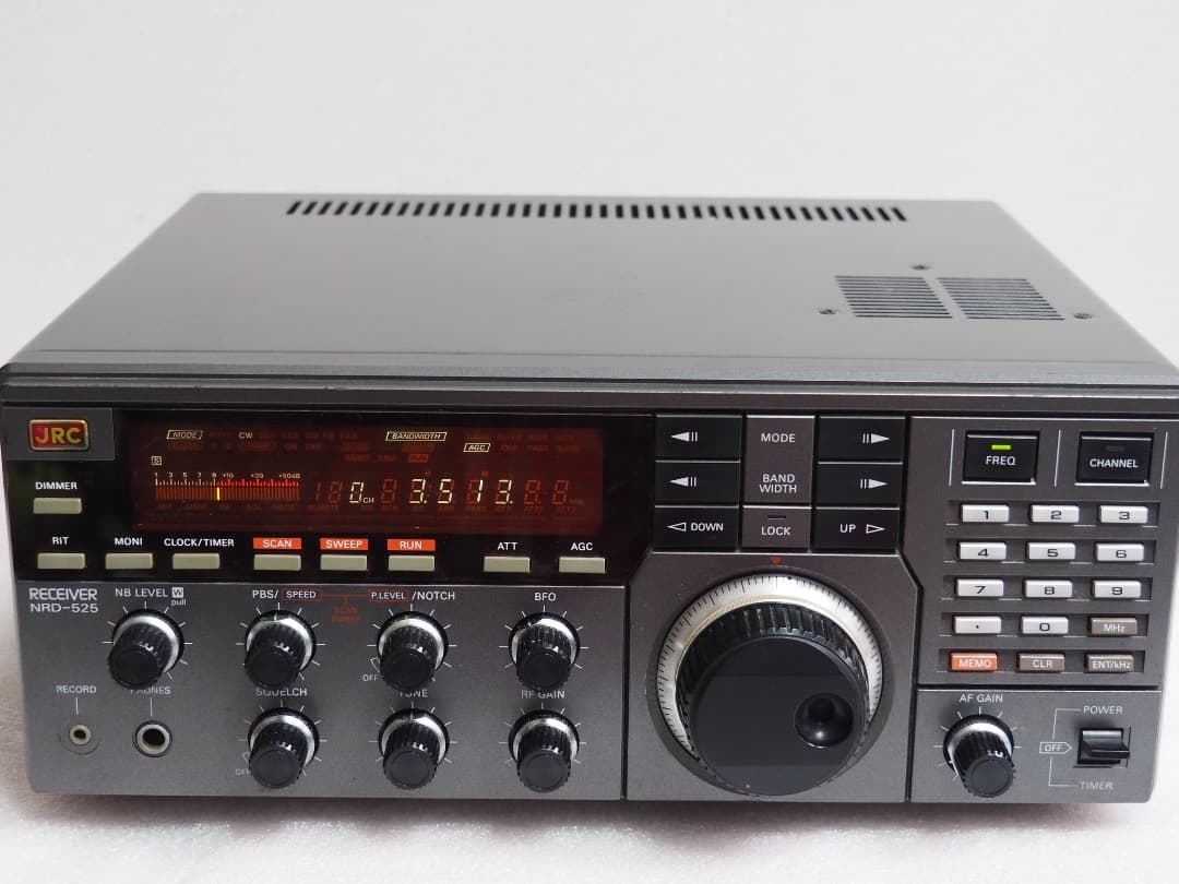 日本無線 JRC NRD-525 広帯域受信機 V.UHFコンバータ内蔵/元箱