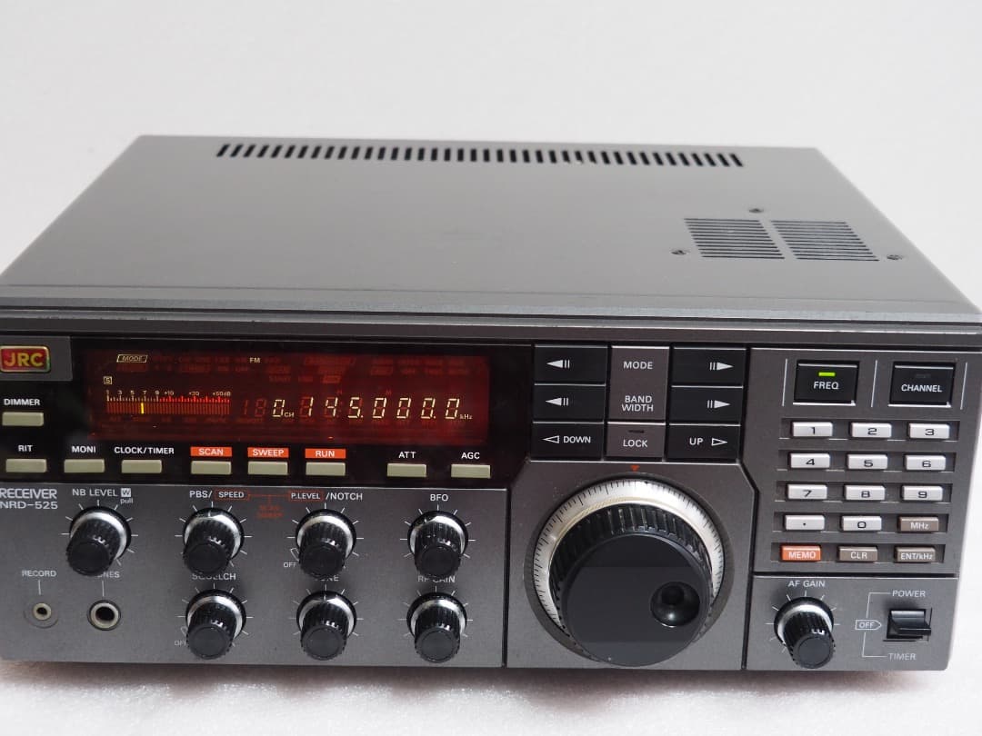 日本無線 JRC NRD-525 広帯域受信機 V.UHFコンバータ内蔵/元箱