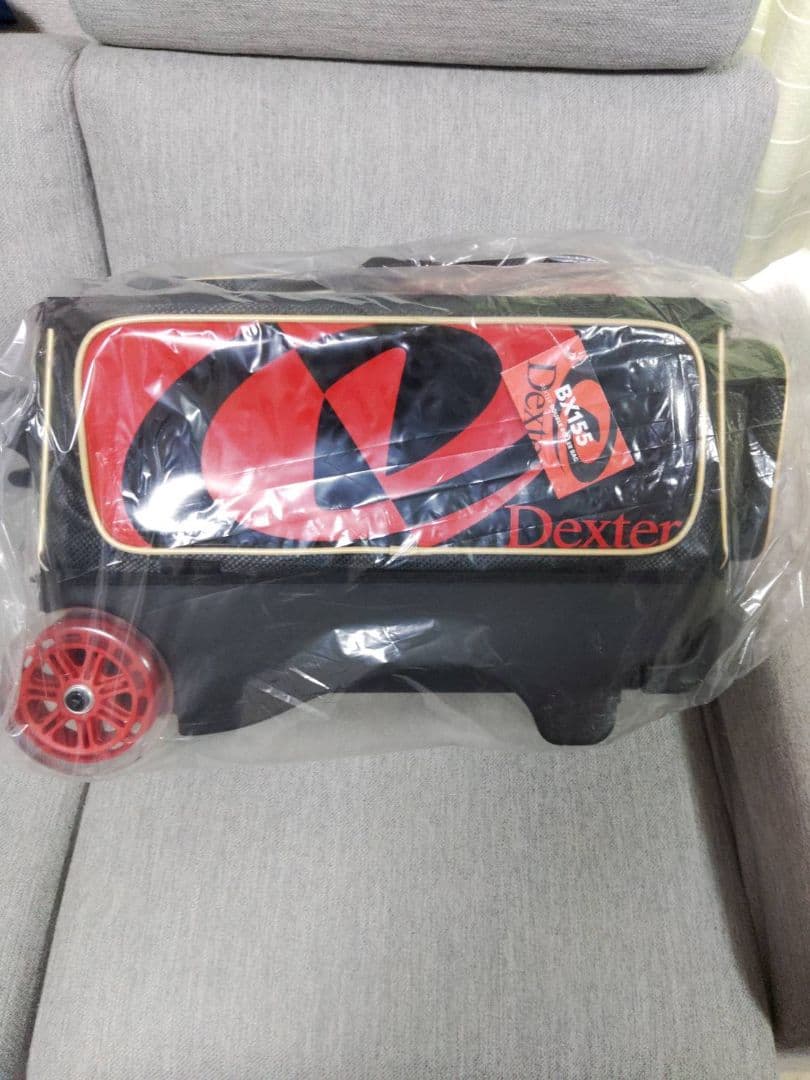 Dexter ボウリング用バッグ 大容量 赤黒