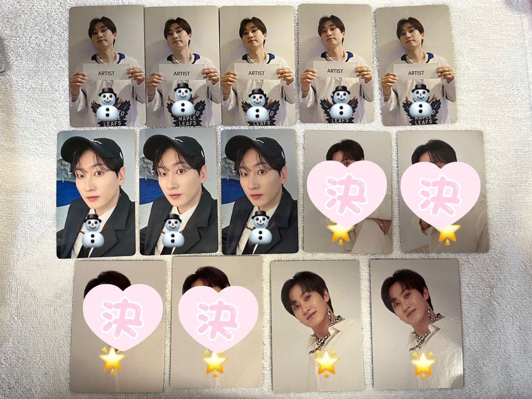 SUPER JUNIOR ウニョク トレカ セット