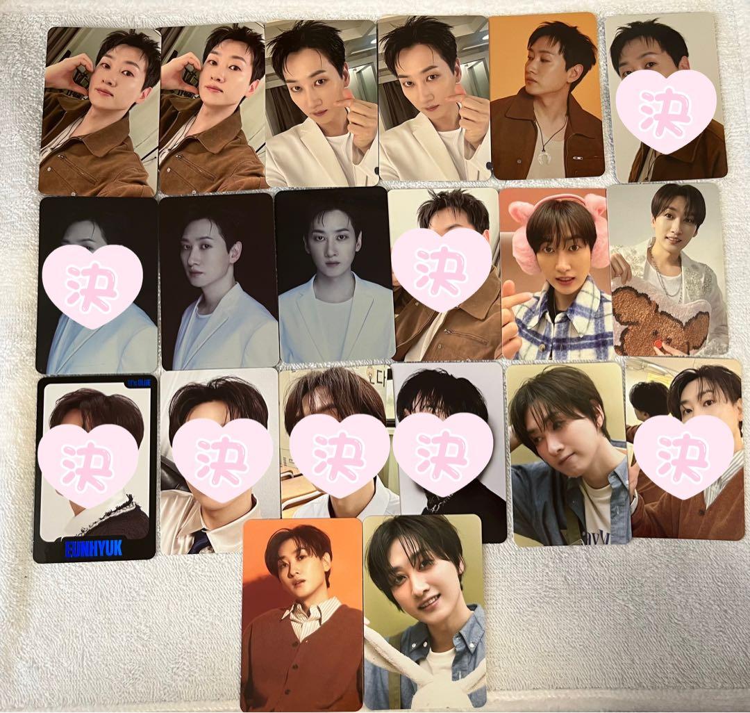 SUPER JUNIOR ウニョク トレカ セット