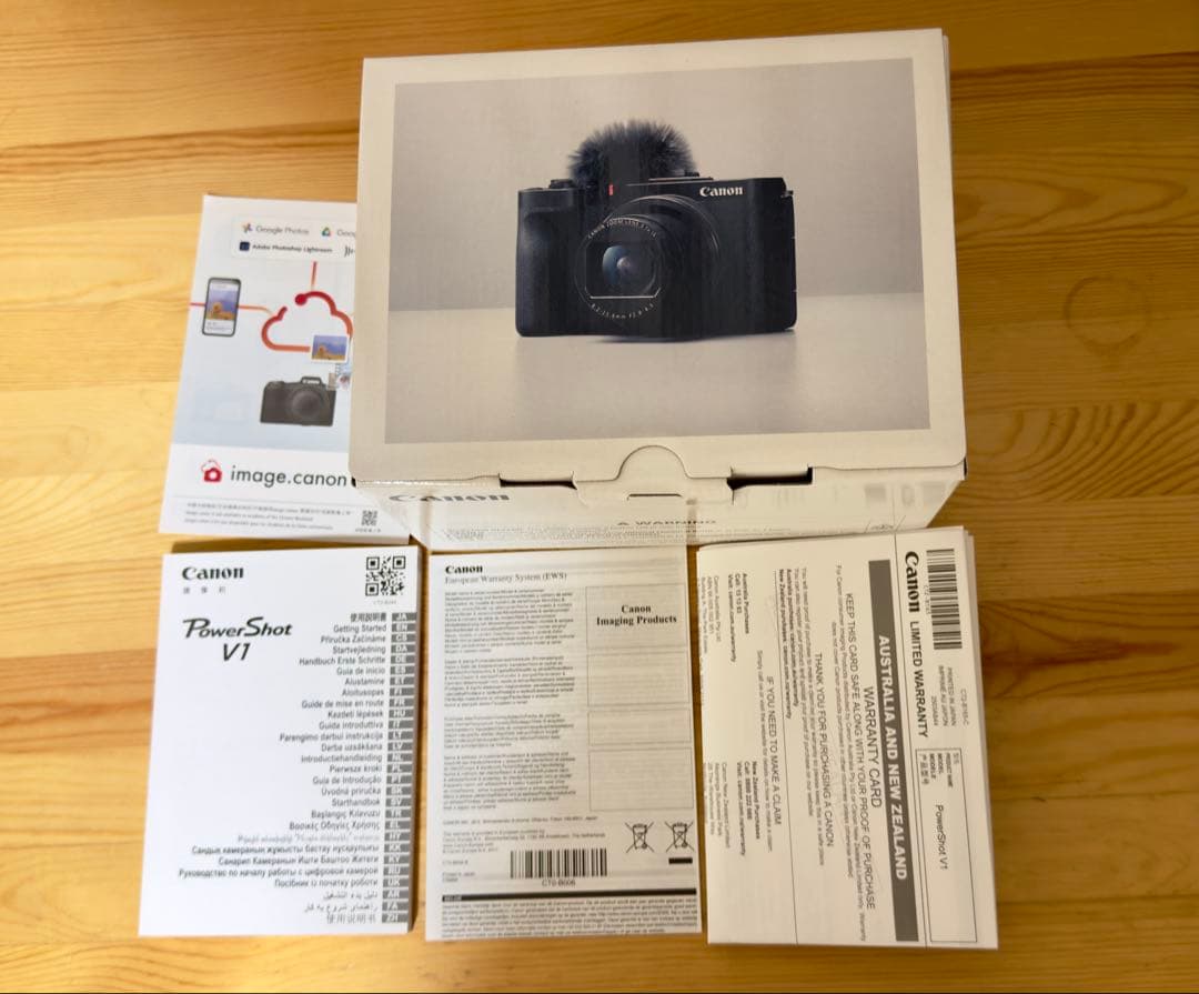 Canon PowerShot V1 ＋予備バッテリー 保護フィルタ アダプタ