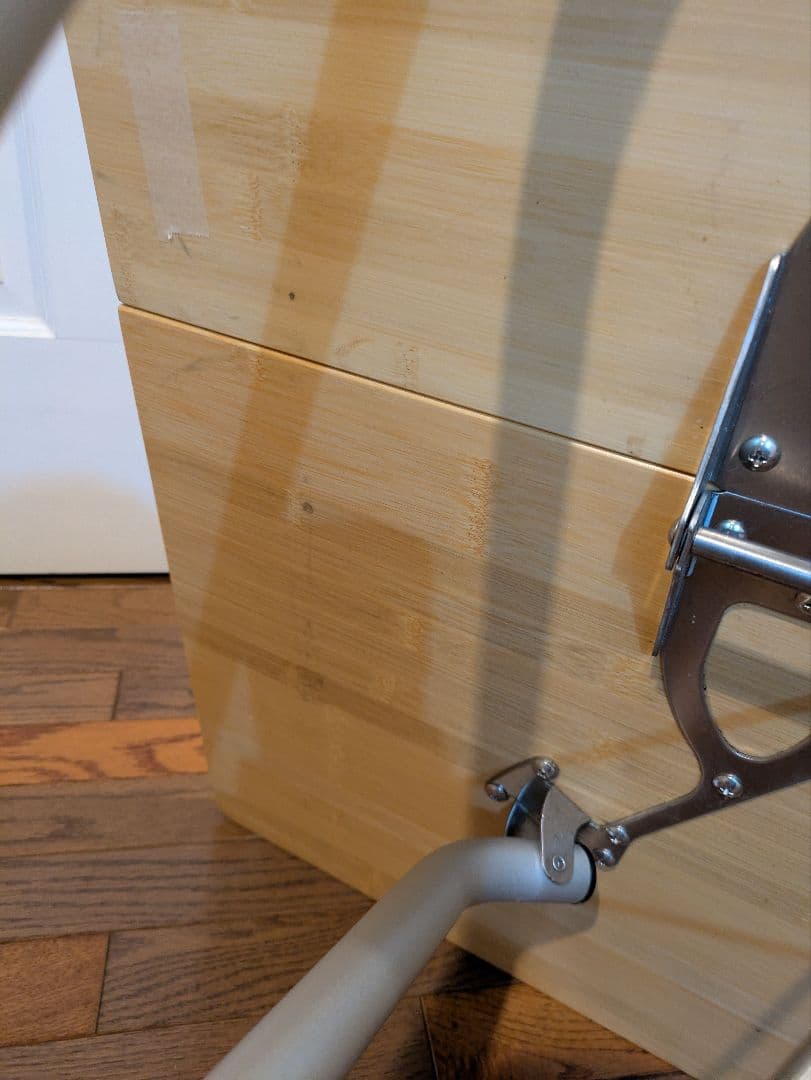  peak ワンアクションテーブルロング竹 収納ケース付き