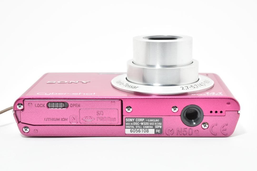 【美品】SONY Cyber-shot DSC-W320 ピンク　動作確認済