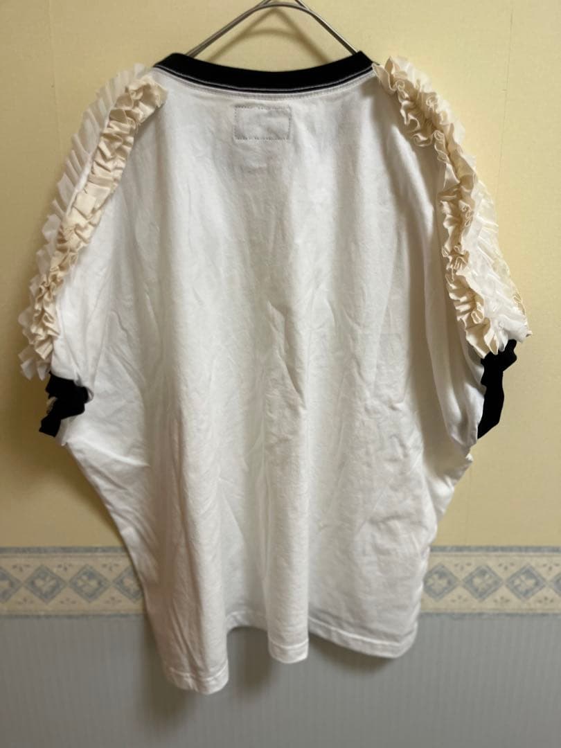 マレ　MARET 新品タグ付　天竺リンガー＆フリルT 02