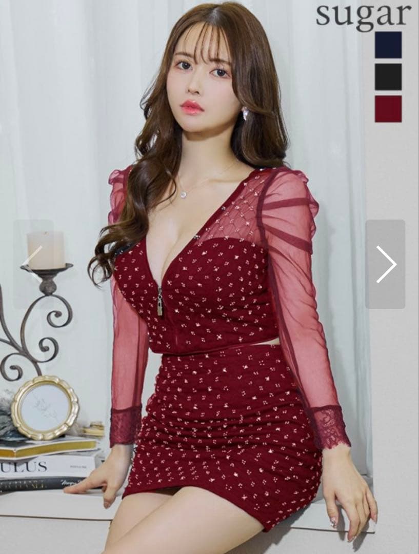 ROBE de FLEURS Glossy ドレス